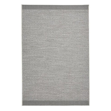 Stitch 9682 Durable Stain-Resistant Weatherproof Flatweave In-Outdoor Grey/Black Rug-Think Rugs-Rug Love - The Most Loved Rug Store